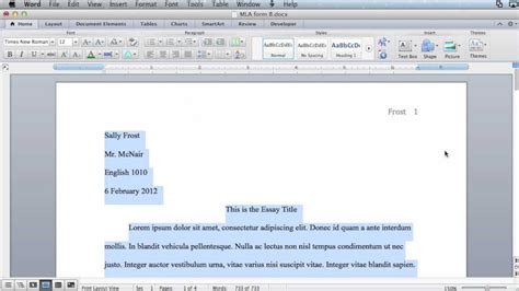 How to do mla format on word. Things To Know About How to do mla format on word. 